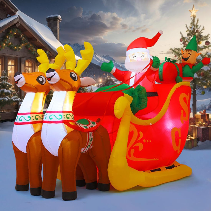 7 ft Christmas inflatable decorations purchases